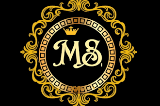 design beautiful initials,monogram wedding logo