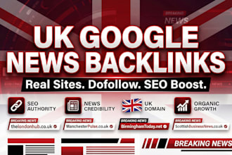 publish articles on UK google news sites