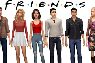 create content for sims 4, sims 4 cc, vfx, 3d clothing, sansar, sims 4 character