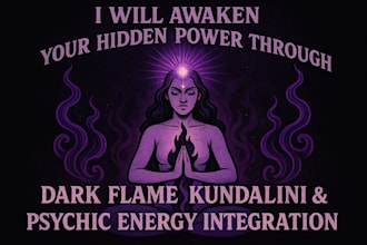 awaken your hidden power through dark flame kundalini initiation and dna psychic