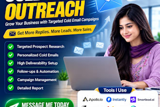 do b2b cold email outreach for your business