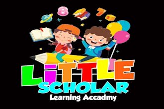 design baby shop, child care, day care, school,and kids logo