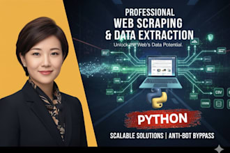 build python web scrapers for data extraction and automation