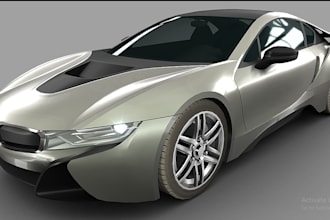 model 3d car design 3d vehicle 3d motorcycle 3d game asset