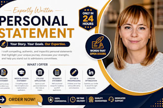 craft and edit standout personal statements for MBA, sop, admission grad school