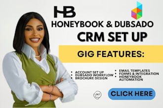setup honeybook CRM, honeybook automations dubsabo workflow for creatives