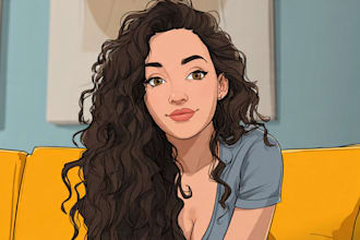 draw realistic personalized cartoon of you
