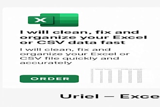 clean, fix and organize your excel and CSV data fast