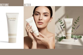 create premium ai product photography for your beauty brand