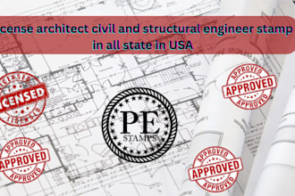 licensed structural engineer stamp al, co, mn, mo, ne, ma, tx, for city permit