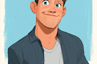 do disney cartoon portrait