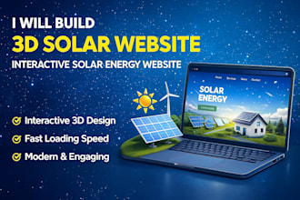 build 3d solar website solar website design interactive solar energy website