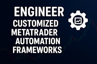 custom metatrader4 and metatrader5 trading bot built exactly to your strategy