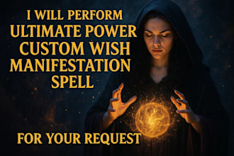perform ultimate power custom wish manifestation spell for your request