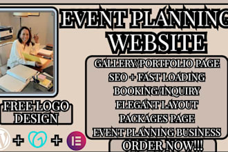 event planning website wordpress event website event organizer website