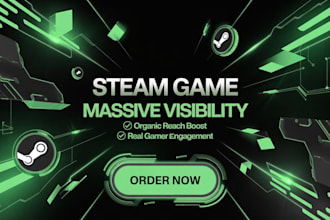 do steam game promotion, boost steam game wishlists, online video game marketing