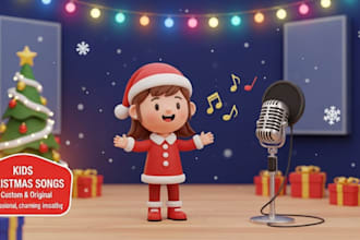 produce  custom kids song, jingle, instrumental kids