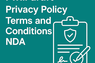 draft privacy policy, terms and conditions
