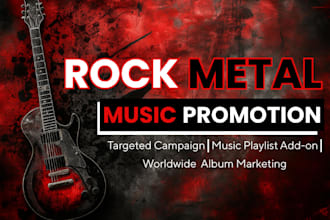 do spotify rock metal music promotion, metalcore deathcore promotion heavy rock