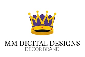 design fashion jewelry crown logo for your business