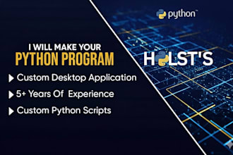 create your python application