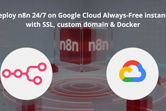 setup a lifetime free n8n server on google cloud