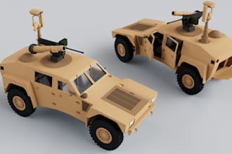 create roblox blocky car, low poly vehicle, roblox model, roblox weapon for you