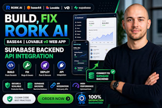 build or fix rork ai onspace io lovable readdy supabase backend API integration