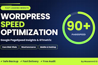 do wordpress speed optimization for gtmetrix and pagespeed insights