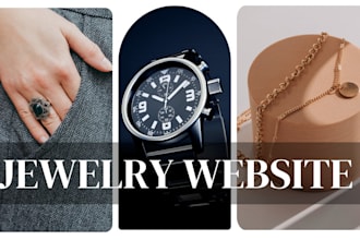 jewelry website necklace fashion store wristwatch earrings jewelry shopify store