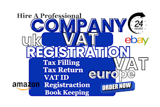 create vat id registration for UK, europe, germany