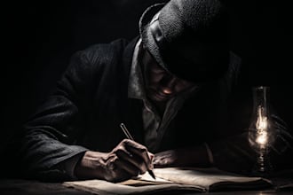 ghostwrite a thriller, crime, mystery or suspense novel or ebook