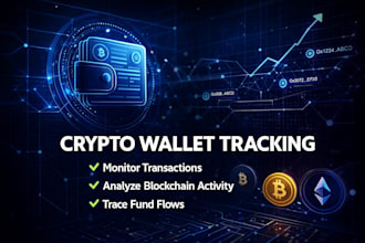 track and analyze any crypto wallet or blockchain transactions
