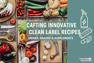 create food formulation, nutritional plan and food recipe development