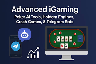 advanced igaming poker ai holdem engines crash games and telegram bots