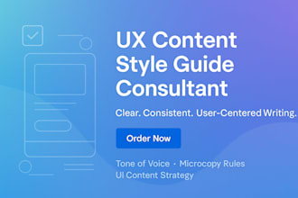 create a clear and consistent UX content style guide for your product