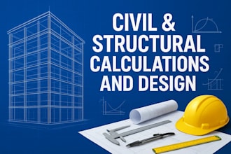 calculate and design civil engineering structure