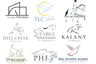 do professional equestrian equine horse dog animal pet farm logo design for you