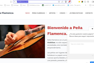 create a wordpress web