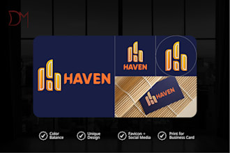 design business logo in minimalistic style