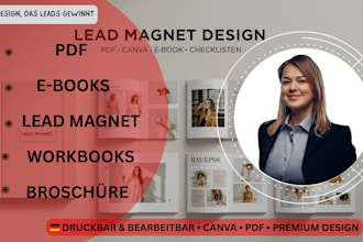 professionelles lead magnet design PDF canva ebook checklisten