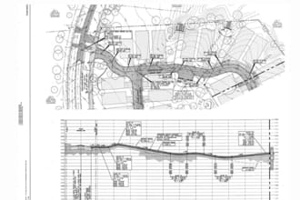 design traffic control plan for any road condition  parking lot for city permit