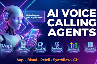 setup vapi ai calling agent bland ai voice calling agent synthflow retell ai ghl
