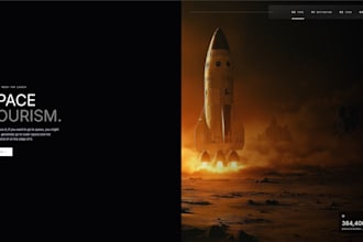 build a responsive react or nextjs website with typescript