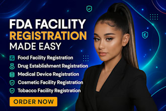register your fda facility for food, drug, device, cosmetic and tobacco