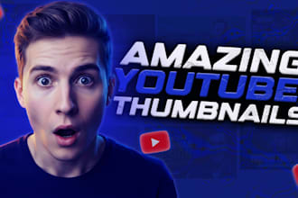 create professional and clickable youtube thumbnail
