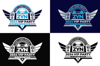 custom nightclub bar logo design high end trendy branding