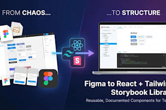 convert figma to reusable react components using storybook