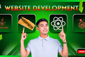 do website development as full stack developer