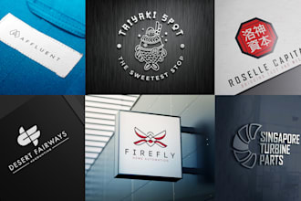 do minimalist logo design for your brand or business